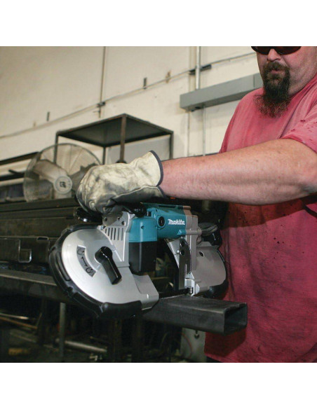 Sierra de Banda Portátil Makita 2107FZK 6.5 AMP con Luz LED