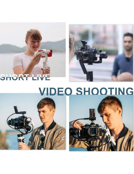 Micrófono Lavalier Inalámbrico LENSGO 318C UHF 20 Canales