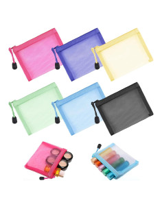 Bolsas de Cosméticos de Malla Nylon QIxiang 12.7x10.2 cm
