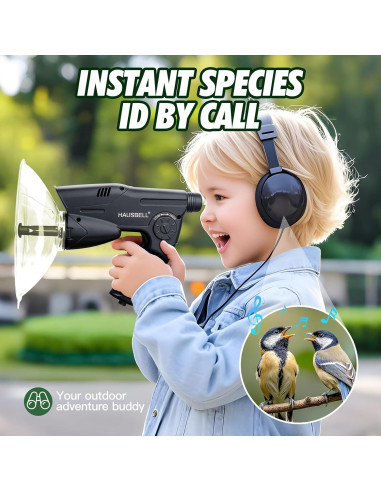 Dispositivo de Escucha Parabólico HAUSBELL 8X para Niños