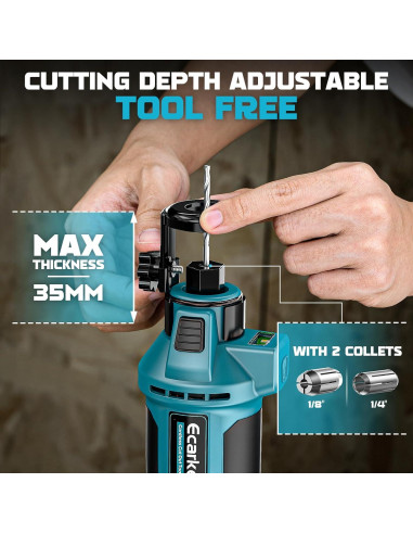Cortadora Inalámbrica Ecarke 18V para Paneles de Yeso