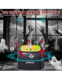 Detector de Fantasmas Gift4U EMF y Temp Portátil 5 Niveles 2