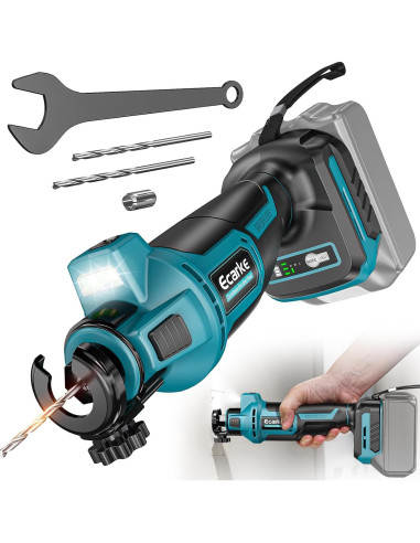 Cortadora Inalámbrica Ecarke 18V para Paneles de Yeso