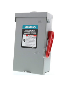 Interruptor de Seguridad SIEMENS 30A 240V Fusible Compacto