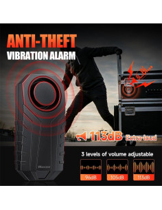 Alarma Antirrobo WSDCAM para Remolque con Control Remoto IP65 2