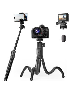 Trípode Extensible UBeesize 3 en 1 para Teléfonos y Cámaras