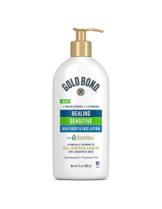 Loción Corporal y Facial Gold Bond Healing 369 g Piel Seca