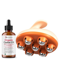 Masajeador Drenaje Linfático M3 + Aceite Ricino Orgánico 118ml