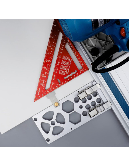 Escuadra de sierra de guía ViewReal 34x10cm para cortes 90