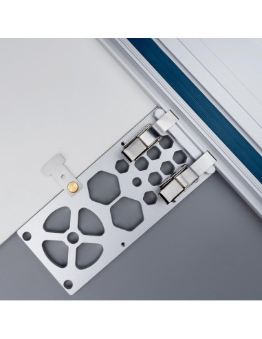 Escuadra de sierra de guía ViewReal 34x10cm para cortes 90