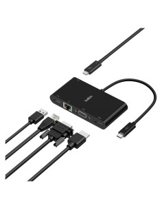 Adaptador Multimedia USB-C Belkin 100W HDMI, USB-A, Ethernet