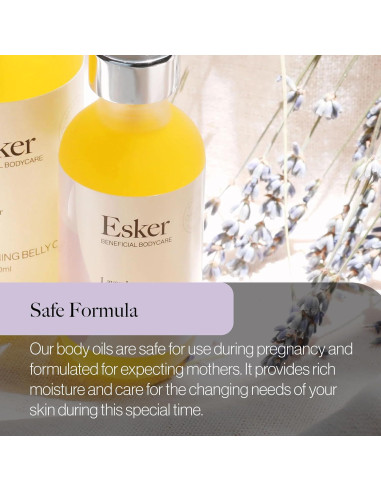 Aceite Abdominal Calmante Esker 113.4ml - Hidratante Embarazo