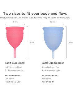 Copa Menstrual Saalt Regular - Silicona Médica Reutilizable 2