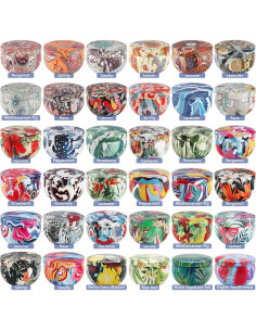 Set de 36 Velas Aromáticas Howemon - Cera de Soja Natural 2