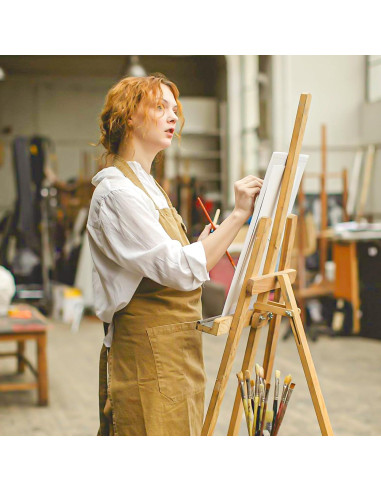 Paquete de 12 Lienzos en Blanco 28x36 cm ESRICH para Pintura