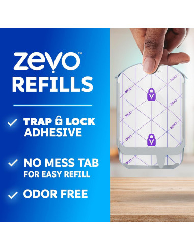 Cartuchos de Recarga Zevo para Trampa de Insectos Voladores - 6 Unidades