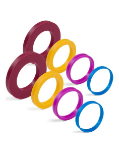 Anillos Espaciadores de Silicona GreenOlive para Rodillos 8 Piezas