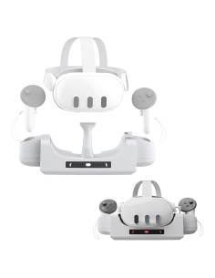 Estación de Carga Montada en Pared NUHFUFA para Quest 3