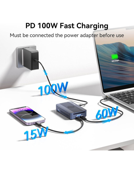 Caja SSD NVMe M.2 ACASIS TBU405 Pro Max 40Gbps con Ventilador