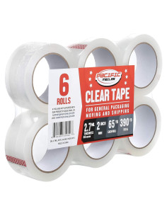 Cinta de Embalaje Transparente Pacific Mailer 2" Ancho 65 Yds