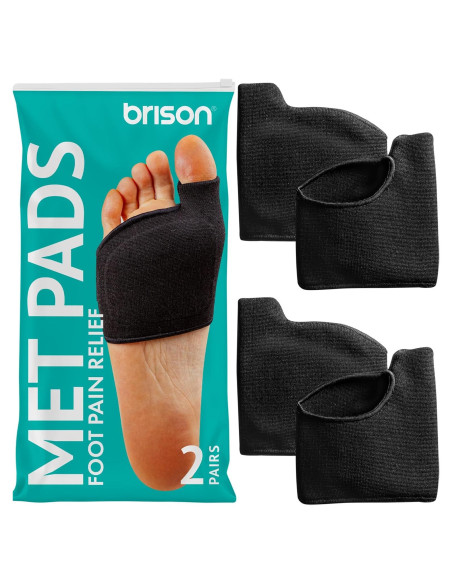 Almohadillas Metatarsales Brison para Alivio del Dolor - 2 Pares