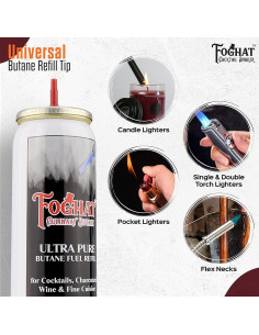 Recarga Butano Premium Foghat 60ml para Antorchas de Cocina 2