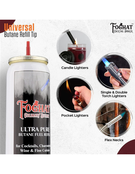 Recarga Butano Premium Foghat 60ml para Antorchas de Cocina