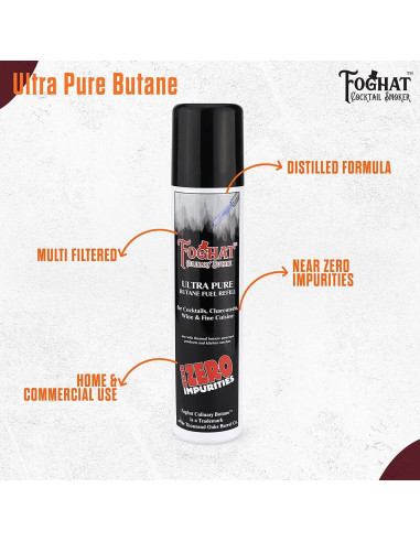 Recarga Butano Premium Foghat 60ml para Antorchas de Cocina