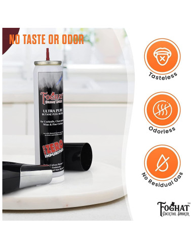 Recarga Butano Premium Foghat 60ml para Antorchas de Cocina