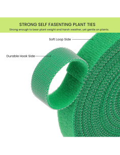 Correa de Planta Reutilizable SICCOMA 1.27 cm x 5 m Verde 2