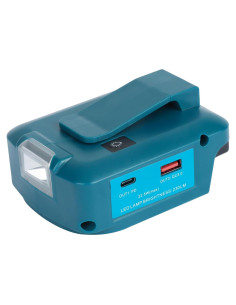Adaptador de Batería USB ADP05 Makita 18V con Luz LED