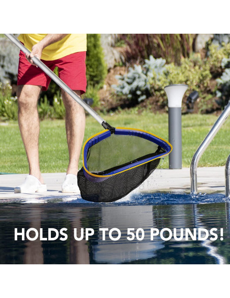 Red Skimmer Profundo Poolvio con Poste Ajustable 3m - 10m