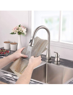 Juego de 6 Manteles Individuales Aofmee Dorado PVC 30x45 cm 2