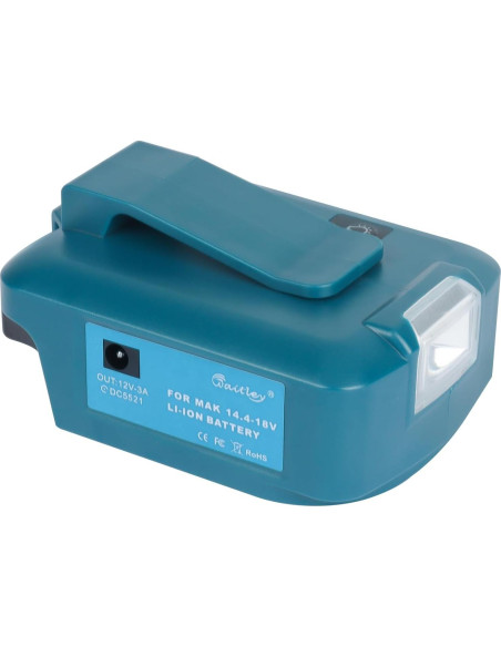Adaptador de Batería USB ADP05 Makita 18V con Luz LED