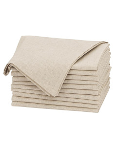 Juego de Servilletas de Lino Ruvanti 6 Pzas 45.72x45.72 cm Natural