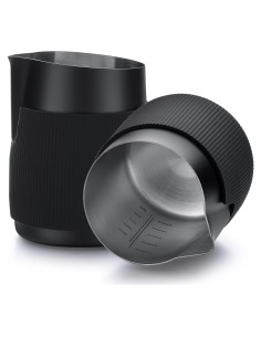 Jarra de Leche Sin Asa Normcore 600ml Acero Inoxidable Negra