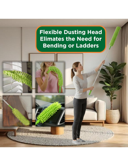 Limpiador de Ventiladores de Techo Blade Maid - Kit con Polo 0.91m