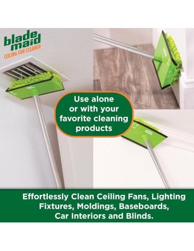 Limpiador de Ventiladores de Techo Blade Maid - Kit con Polo 0.91m