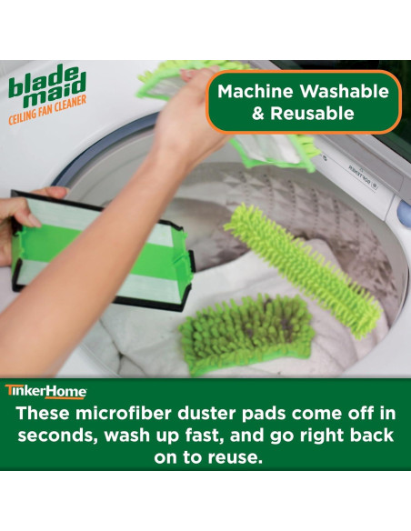 Limpiador de Ventiladores de Techo Blade Maid - Kit con Polo 0.91m