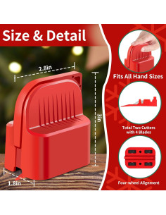 Cortador de Papel de Regalo Kayxexc - Paquete de 2, Cortes Limpios 2