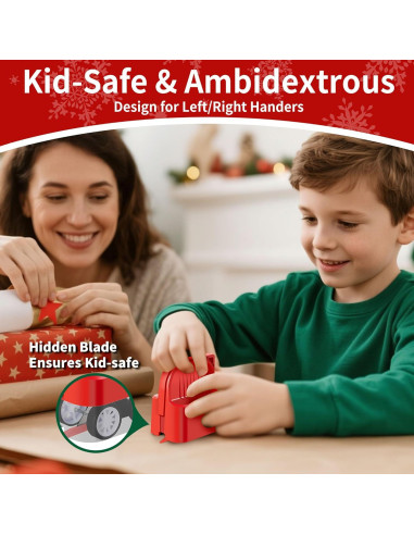 Cortador de Papel de Regalo Kayxexc - Paquete de 2, Cortes Limpios