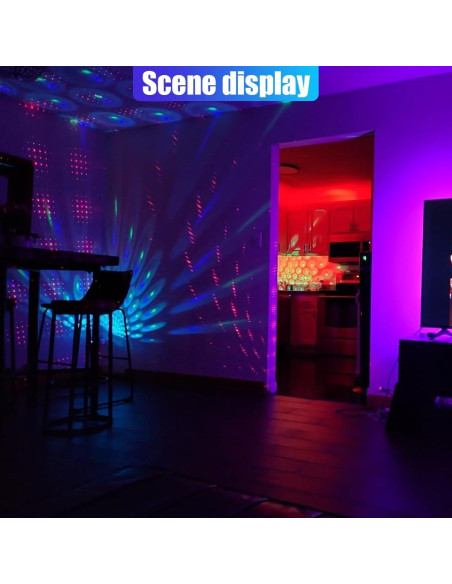 Proyector de Estrellas UHANBUT Luz Nocturna Multicolor USB