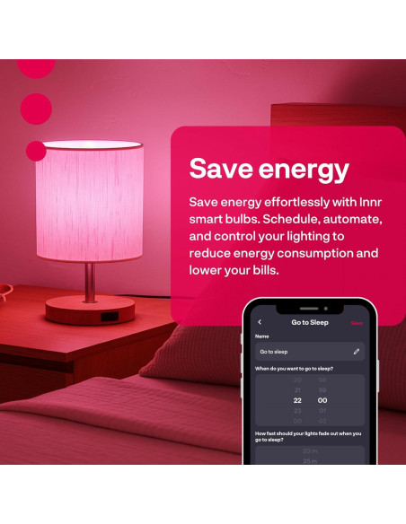 Bombilla Inteligente Innr A19 Zigbee E26 1100 Lúmenes Paquete de 2