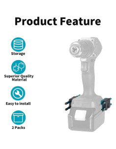 Soporte de Puntas Uniqwamo para Taladro 18V - 2 Piezas 2