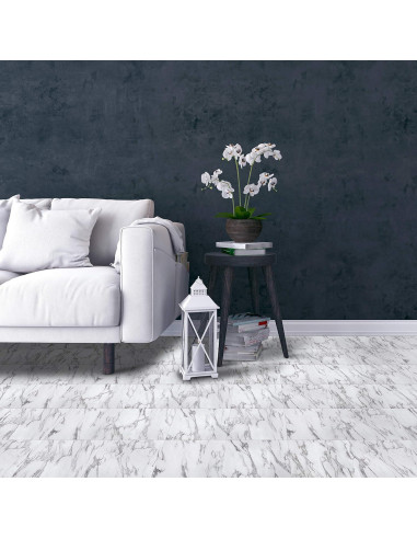 Azulejos de Vinilo Nexus 30.48x30.48 cm Bianco - 20 Piezas