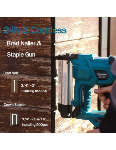 Pistola de Clavos Inalámbrica Heimerdinger LB209 2 en 1 2,81 kg 2