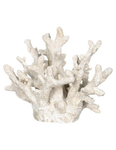 Coral Blanco Decorativo Nautical Crush Trading 16.5x12.7x14cm