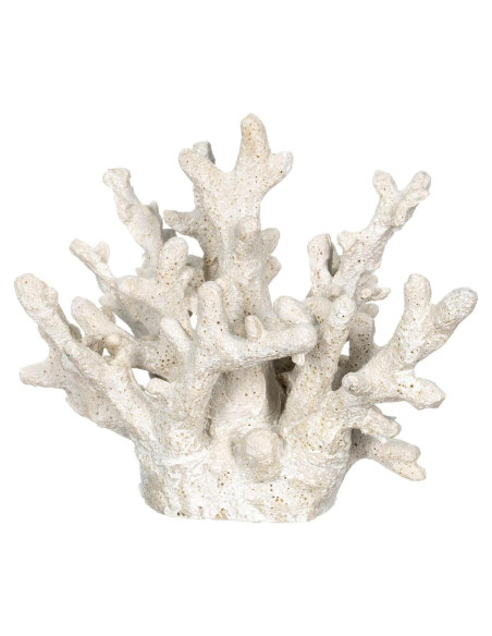 Coral Blanco Decorativo Nautical Crush Trading 16.5x12.7x14cm