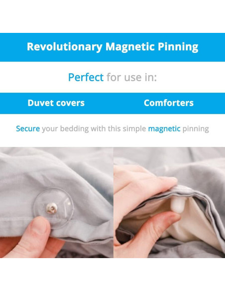 Sujetadores Magnéticos Duvet Dotz para Edredón - Juego de 4