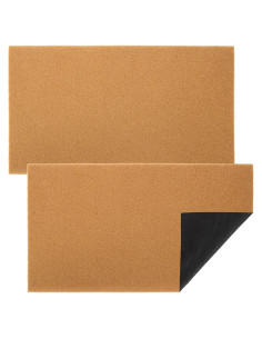 Paquete de 2 Tapetes de Coco AIHSUMC 76x43 cm Antideslizantes